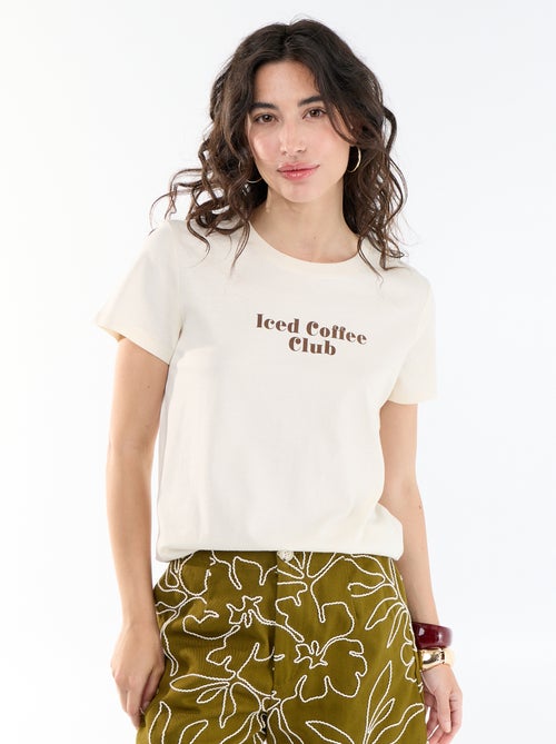 T-shirt met print - Kiabi
