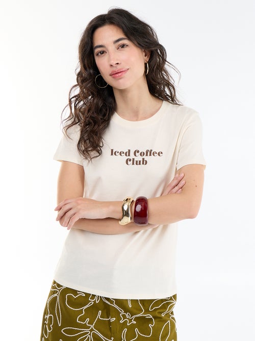 T-shirt met print - Kiabi