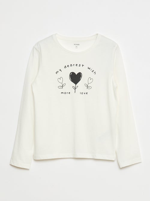 T-shirt met print - Kiabi