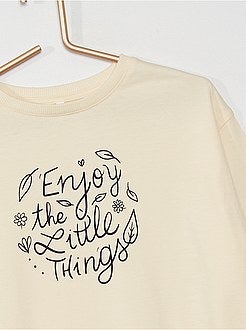 T-shirt met print - Kiabi