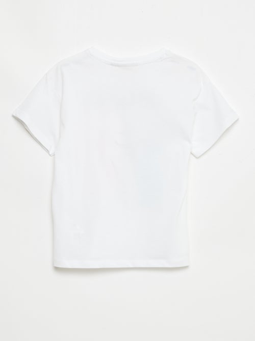 T-shirt met 'Rolling Stones'-print van katoen - Kiabi