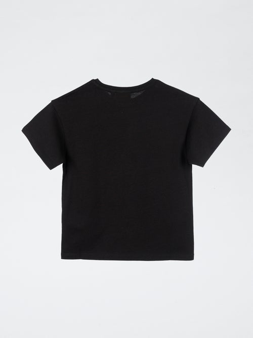 T-shirt met 'Rolling Stones'-print van katoen - Kiabi