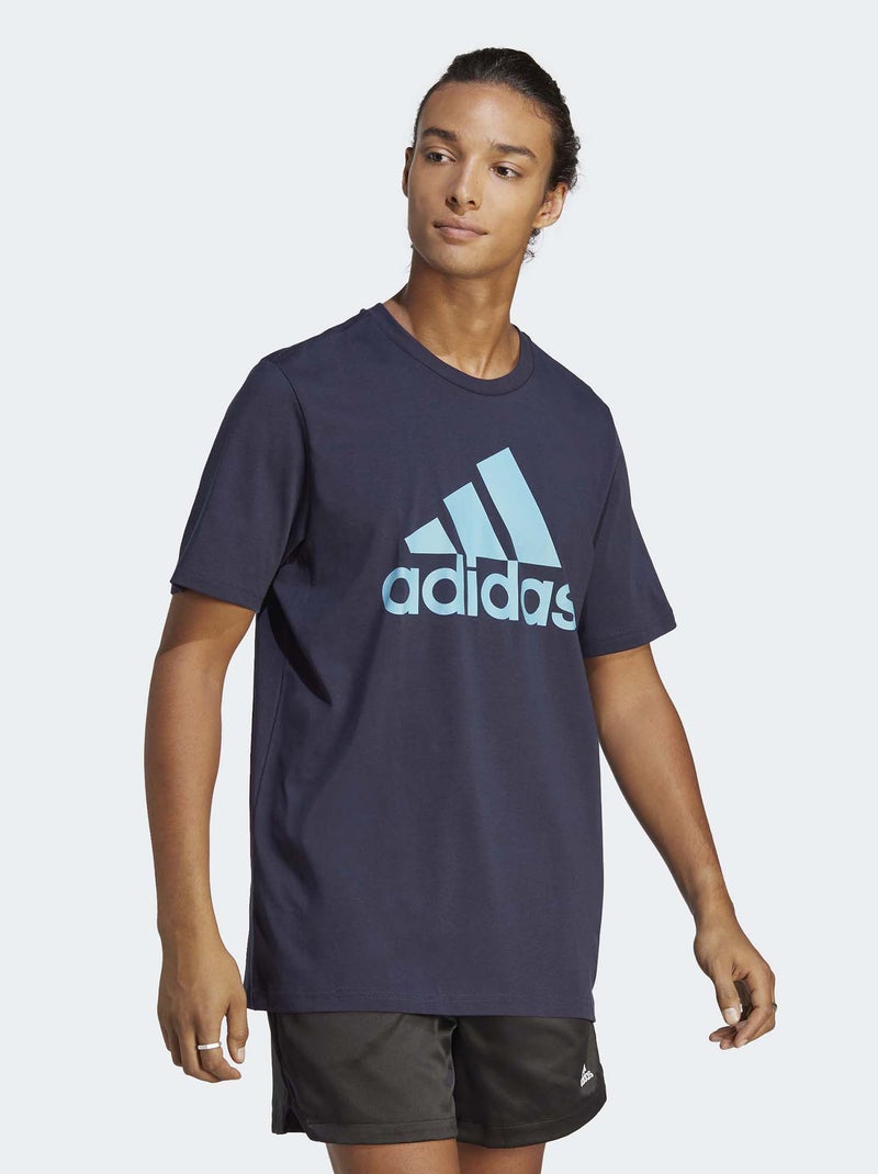 T-shirt met ronde hals 'adidas' BLAUW - Kiabi