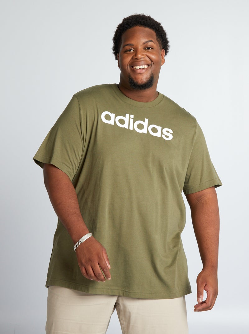 T-shirt met ronde hals 'adidas' KAKI - Kiabi
