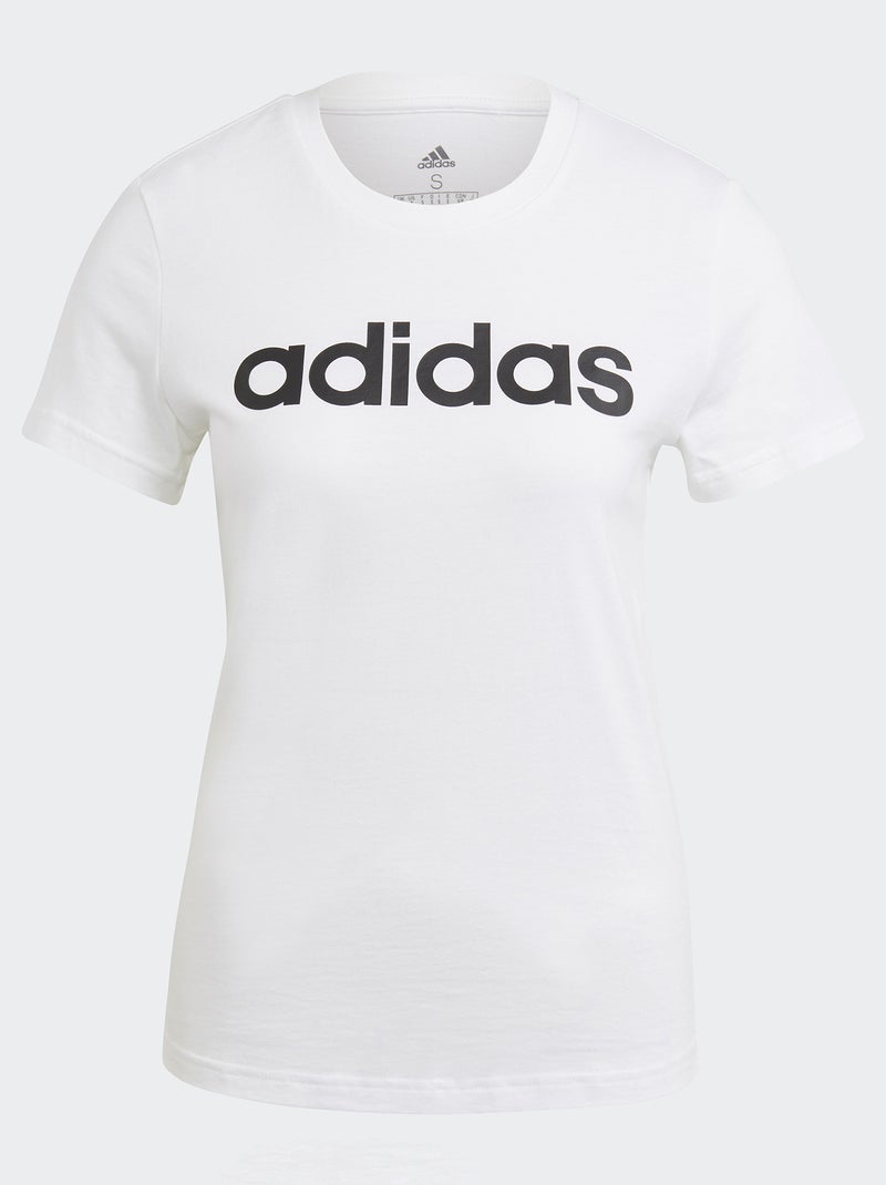 T-shirt met ronde hals 'adidas' WIT - Kiabi