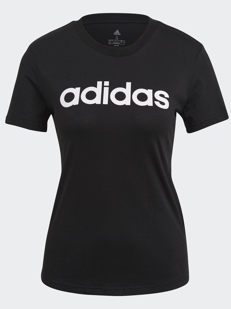 T-shirt met ronde hals 'adidas' ZWART - Kiabi