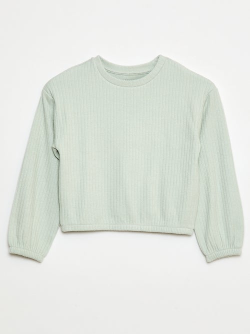 T-shirt met ronde hals - Kiabi