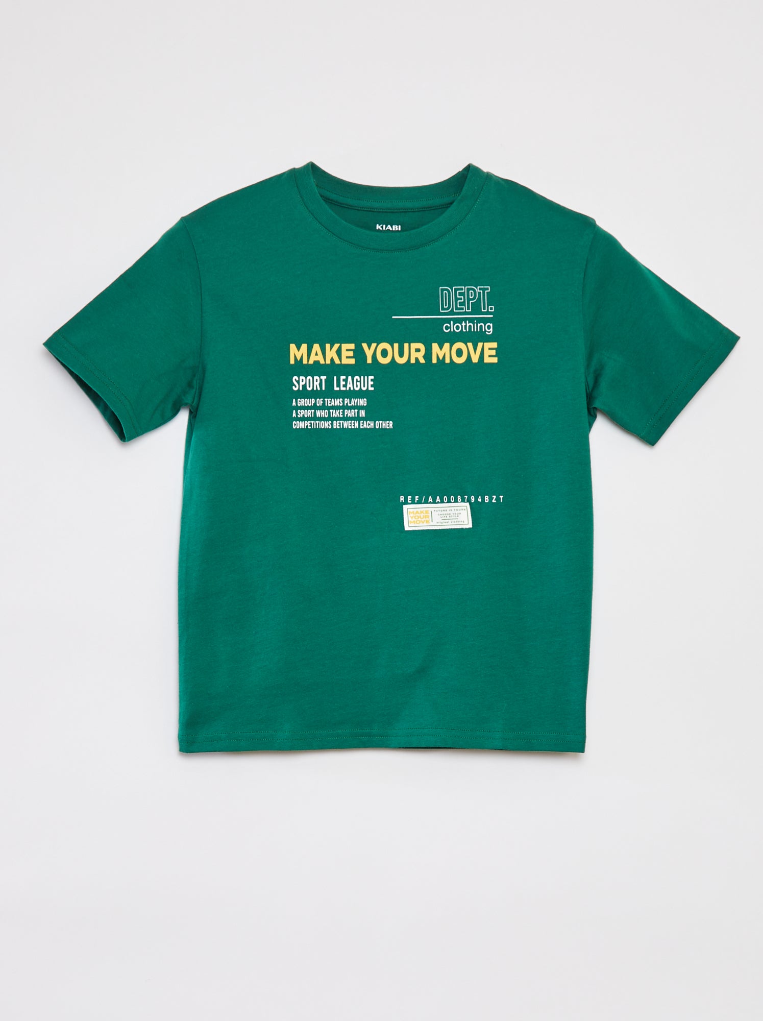 T-shirt met ronde hals en print