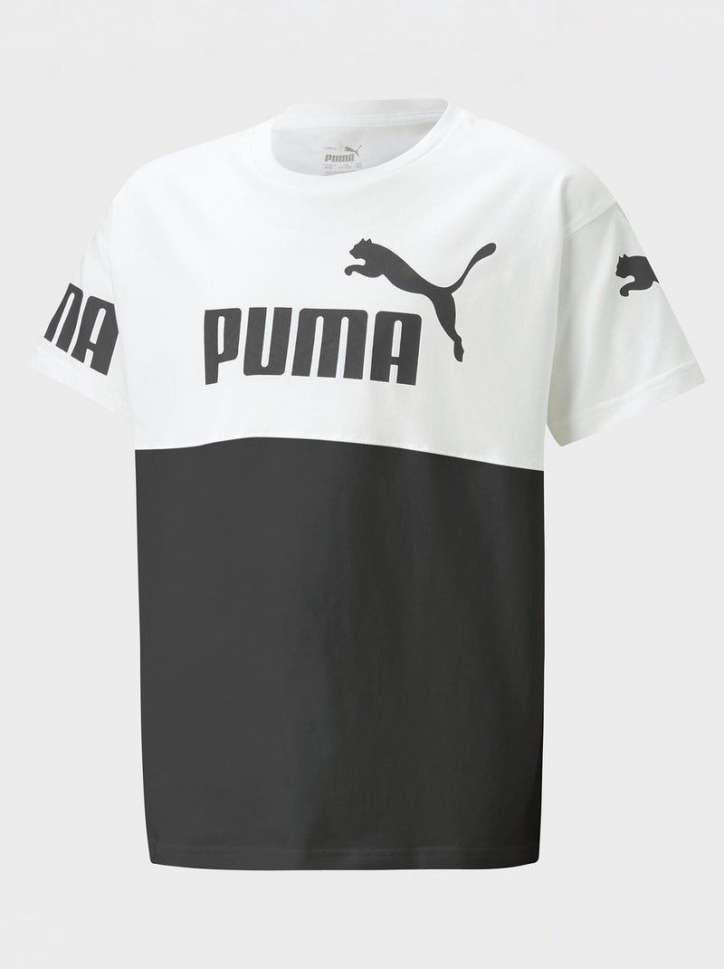 T-shirt met ronde hals 'Puma' WIT - Kiabi