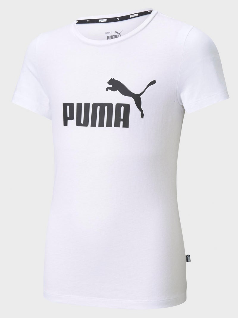 T-shirt met ronde hals 'Puma' WIT - Kiabi