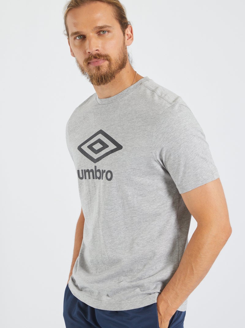 T-shirt met ronde hals 'Umbro' GRIJS - Kiabi
