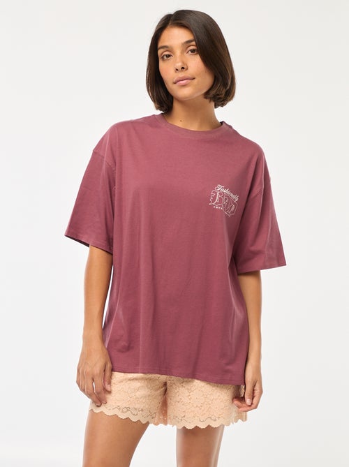 T-shirt met ronde hals 'Villains' 'Disney' - Kiabi