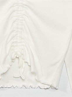 T-shirt met schuiflint - Kiabi