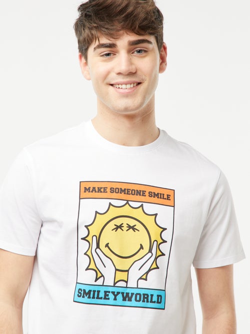 T-shirt met 'Smiley World'-print - Kiabi