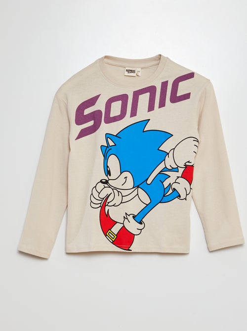 T-shirt met 'Sonic'-print - Kiabi