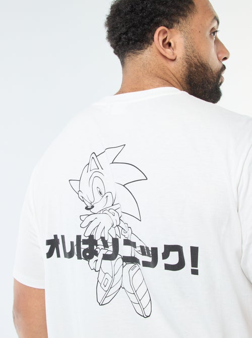 T-shirt met 'Sonic'-print - Kiabi