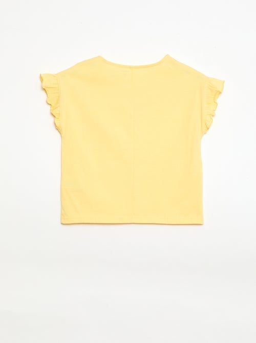 T-shirt met speelse knoopjes - Kiabi