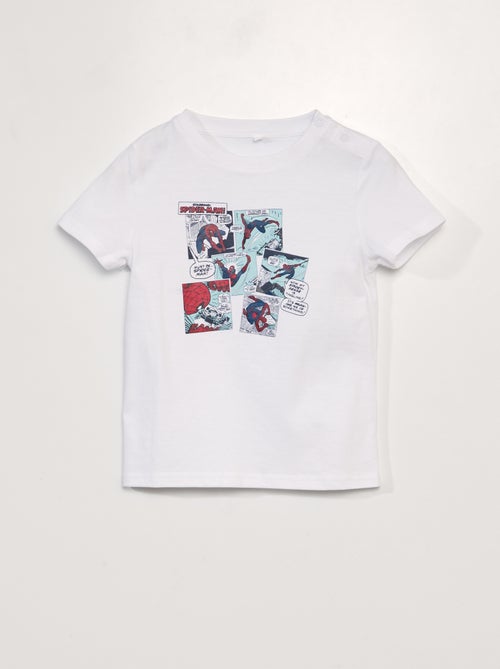 T-shirt met 'Spider-Man'-print - Makkelijk aan te trekken - Kiabi