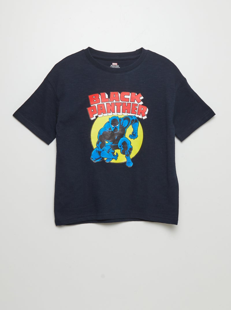 T-shirt met 'Spider-Man'-print BLAUW - Kiabi