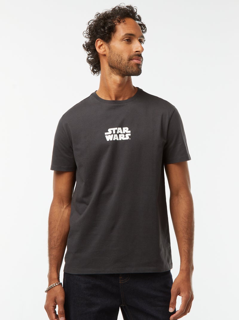 T-shirt met 'Star Wars'-print Grijs - Kiabi