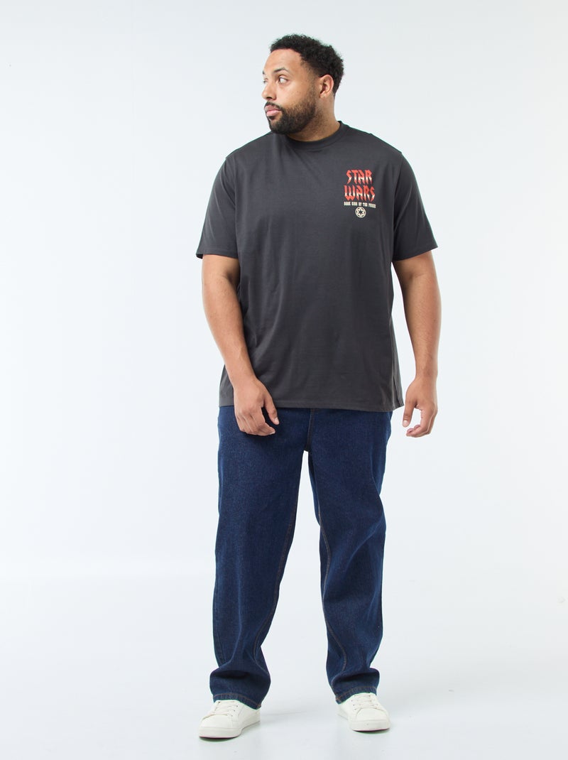 T-shirt met 'Star Wars'-print Zwart - Kiabi