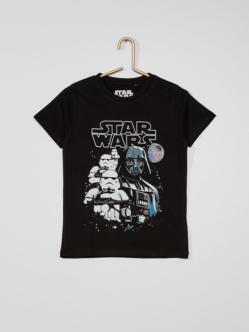 T-shirt met 'Star Wars'-print zwart - Kiabi