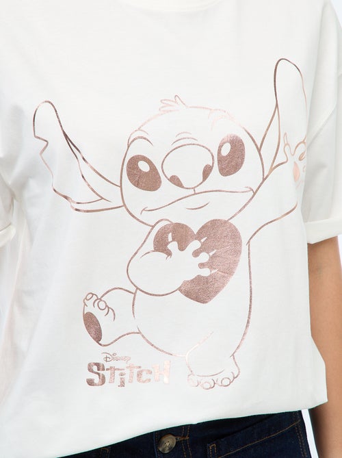 T-shirt met 'Stitch'-print - Kiabi
