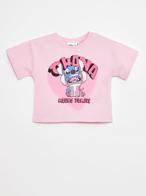 T-shirt met 'Stitch'-print - Kiabi
