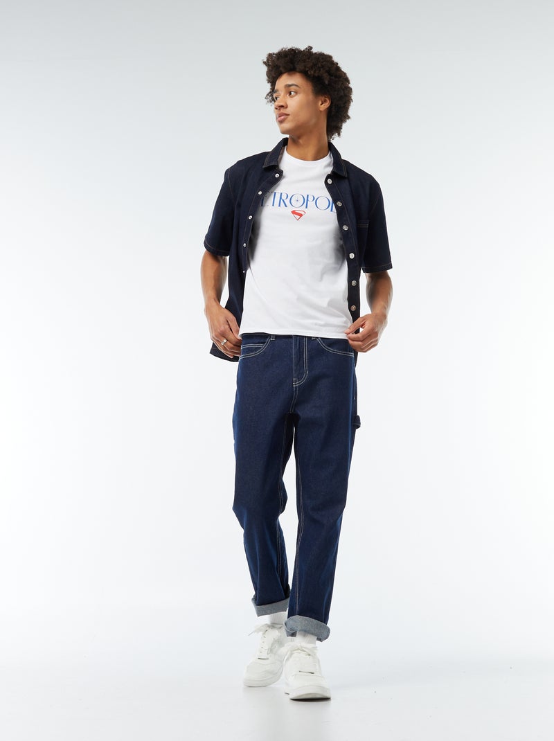 T-shirt met 'Superman'-print WIT - Kiabi