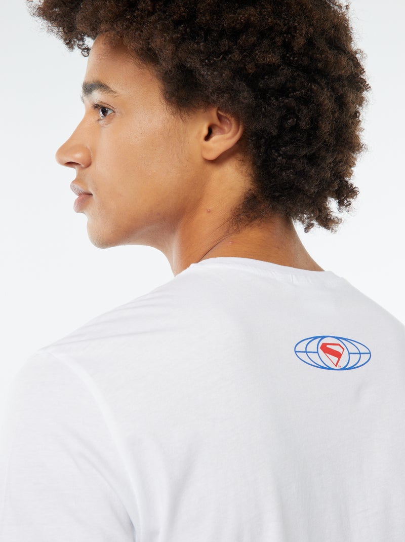 T-shirt met 'Superman'-print WIT - Kiabi