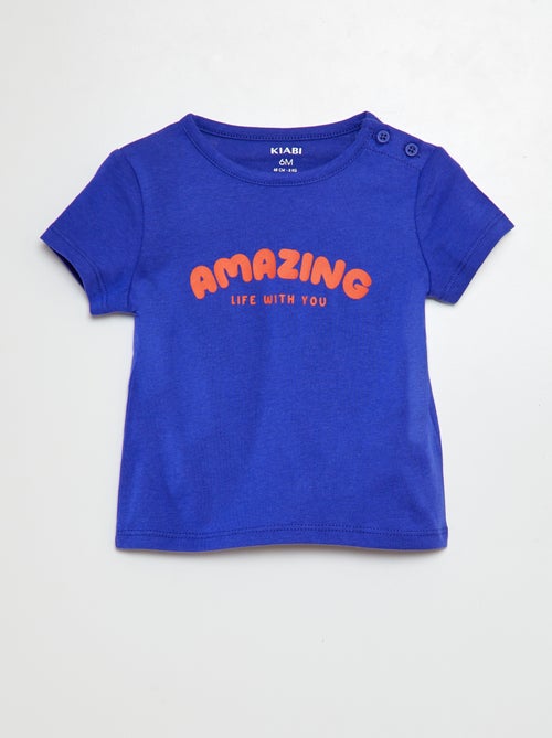 T-shirt met tekst - Kiabi