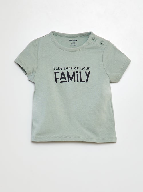 T-shirt met tekst - Kiabi