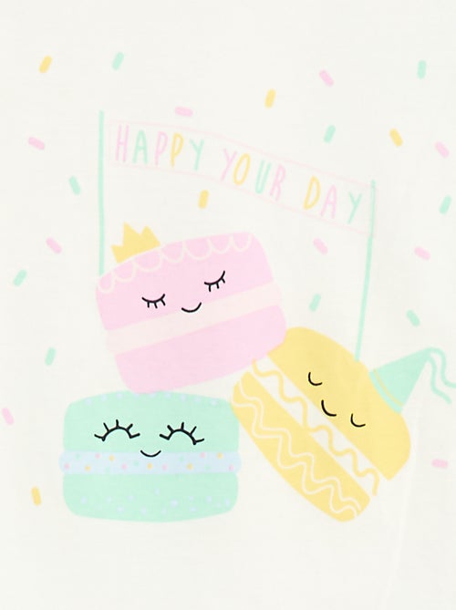 T-shirt met tekstopdruk - Kiabi