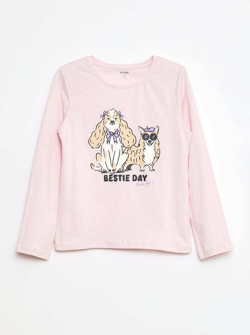 T-shirt met tekstopdruk Rose - Kiabi