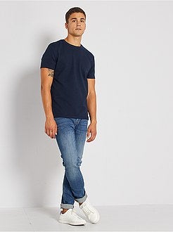 T-shirt met textuur 'Ecodesign' - Kiabi