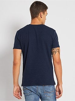 T-shirt met textuur 'Ecodesign' - Kiabi