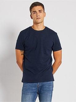 T-shirt met textuur 'Ecodesign' - Kiabi