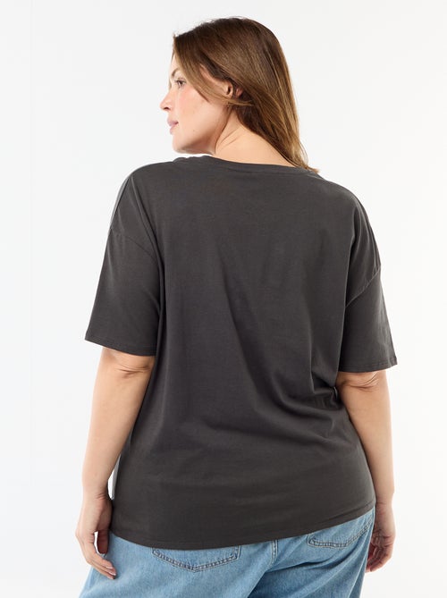 T-shirt met 'The Rolling Stones' print en korte mouwen - Kiabi