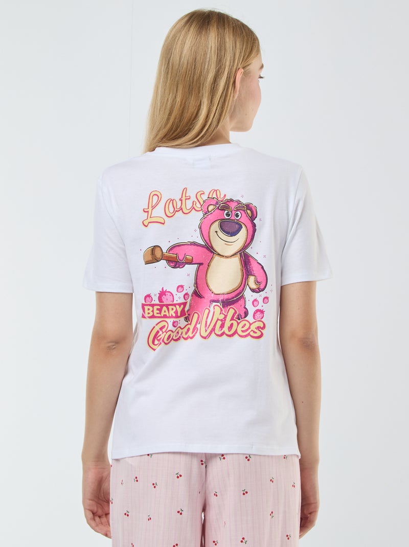 T-shirt met Toy Story-print en korte mouw Wit - Kiabi