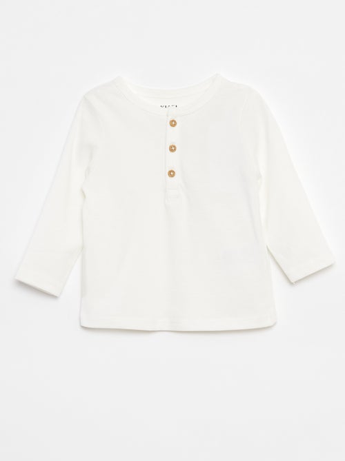 T-shirt met tuniekhals - Kiabi