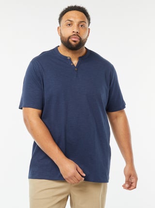 T-shirt met tuniekhals
