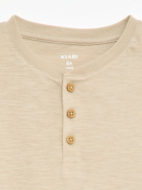 T-shirt met tuniekkraag - Kiabi