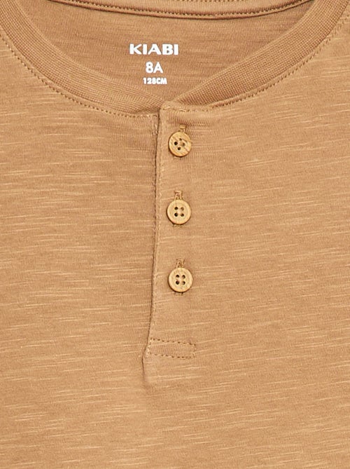 T-shirt met tuniekkraag - Kiabi