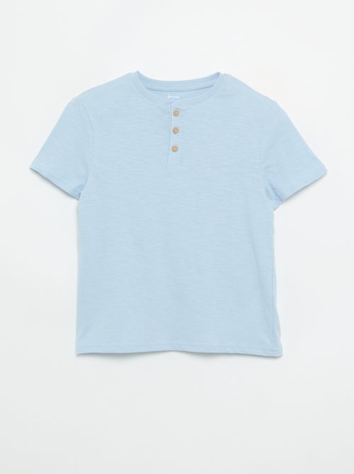 T-shirt met tuniekkraag - Kiabi T-shirt met tuniekkraag - Kiabi