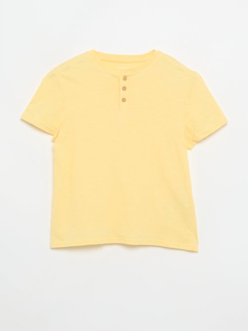 T-shirt met tuniekkraag - Kiabi T-shirt met tuniekkraag - Kiabi