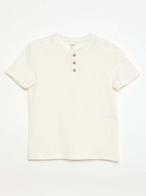 T-shirt met tuniekkraag - Kiabi