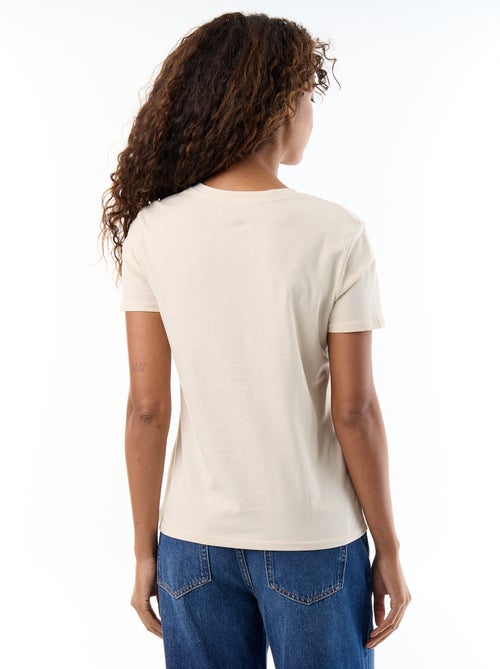T-shirt met V-hals - Kiabi T-shirt met V-hals - Kiabi