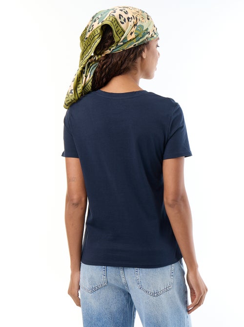 T-shirt met V-hals - Kiabi