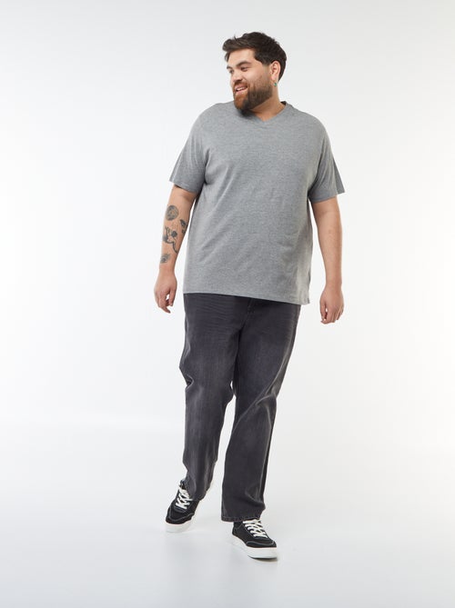 T-shirt met V-hals - Kiabi