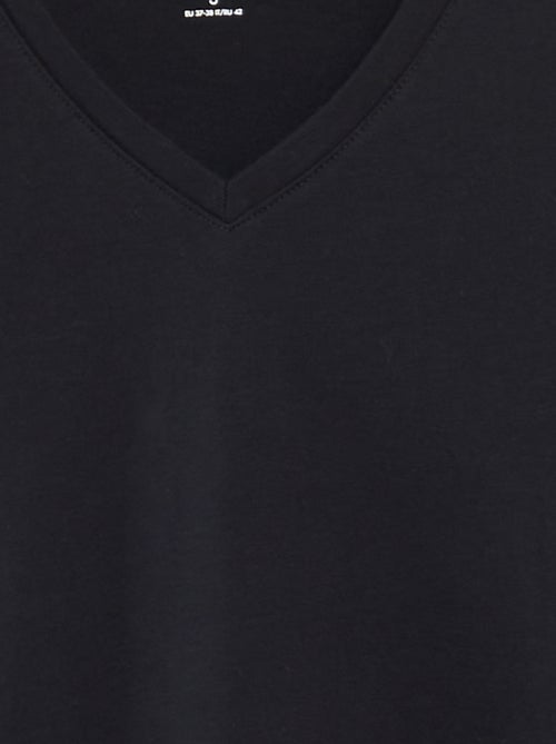 T-shirt met V-hals - Kiabi